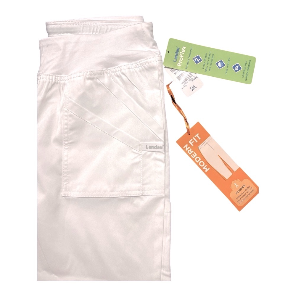 NWT Landau Proflex Tailored Fit Comfort Stretch 4-Pocket Scrub Pants Size S - Picture 3 of 10